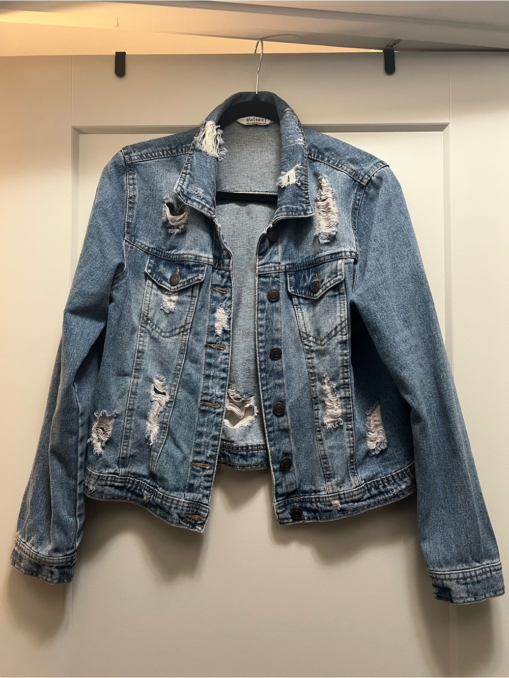 Distressed Denim Jacket